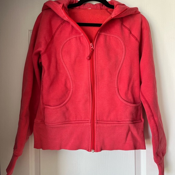 Lululemon Sweat-shirt size 8 red Perfect condition - Picture 6 of 8